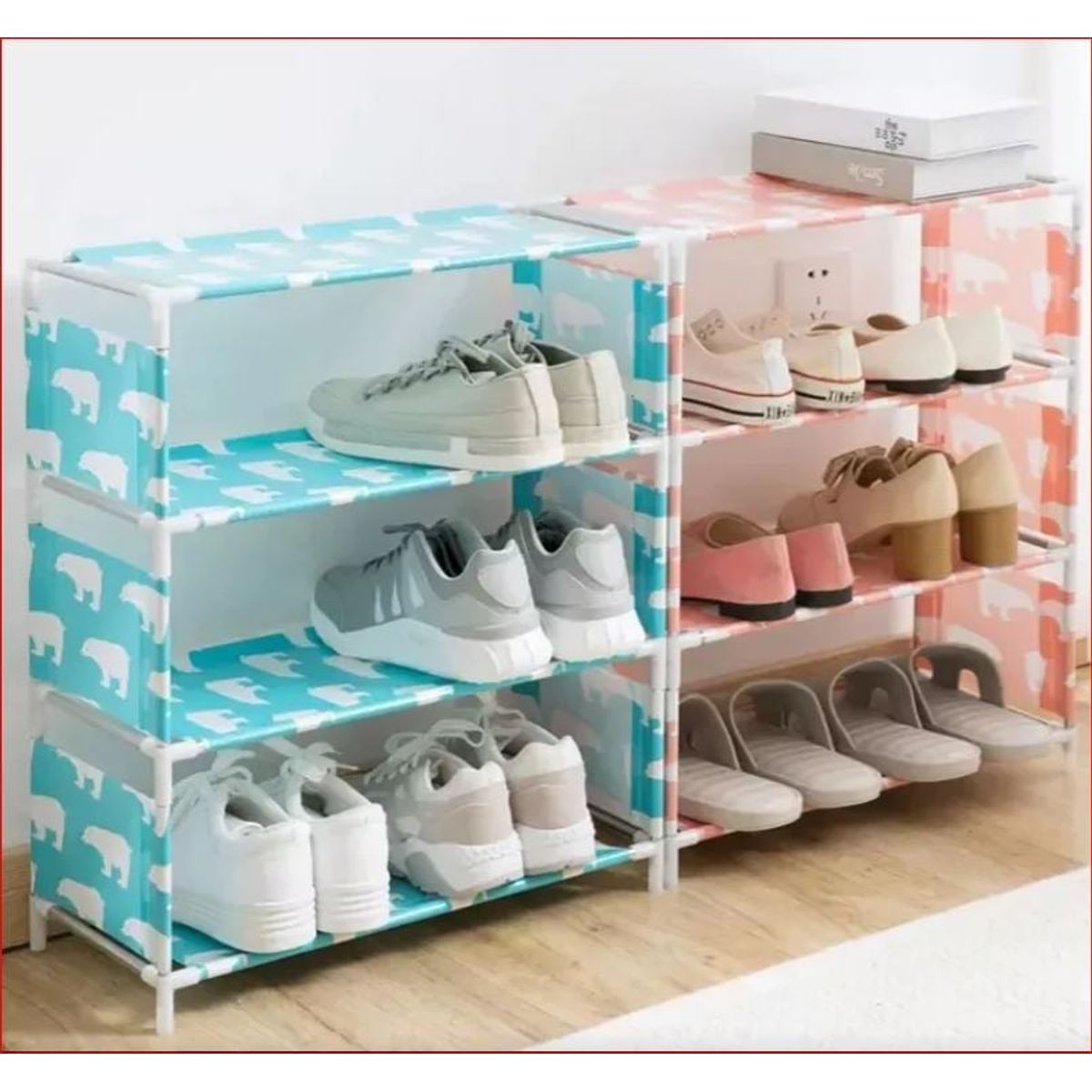 CHINA GLAZE - Zapatero 4 Niveles Organizador Estante