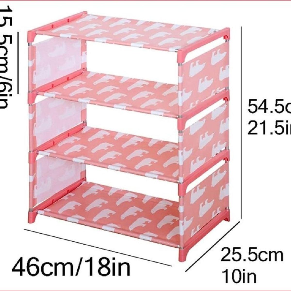 CHINA GLAZE - Zapatero 4 Niveles Organizador Estante