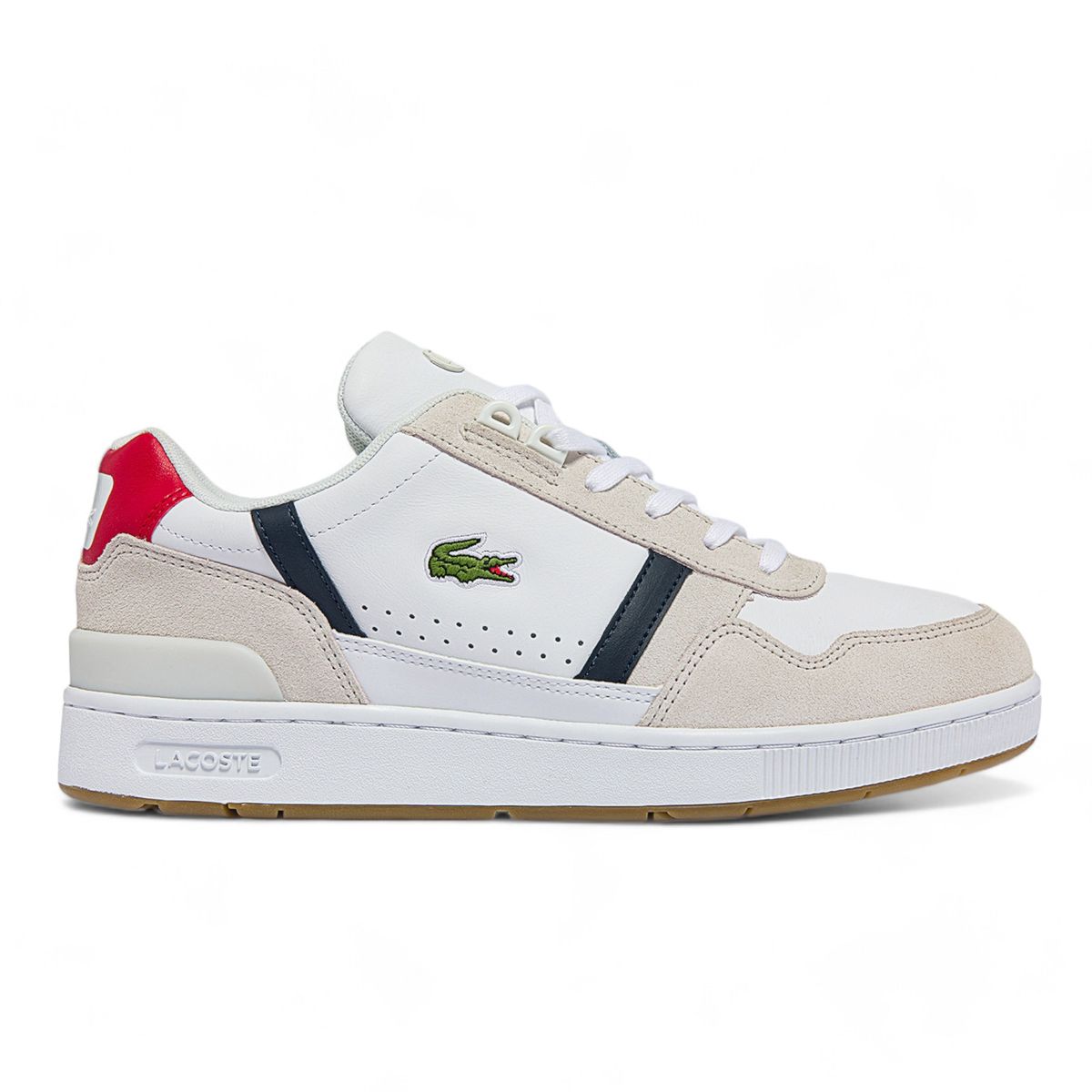 LACOSTE - Zapatilla Hombre Lacoste T-clip 40SMA0048 Blanco