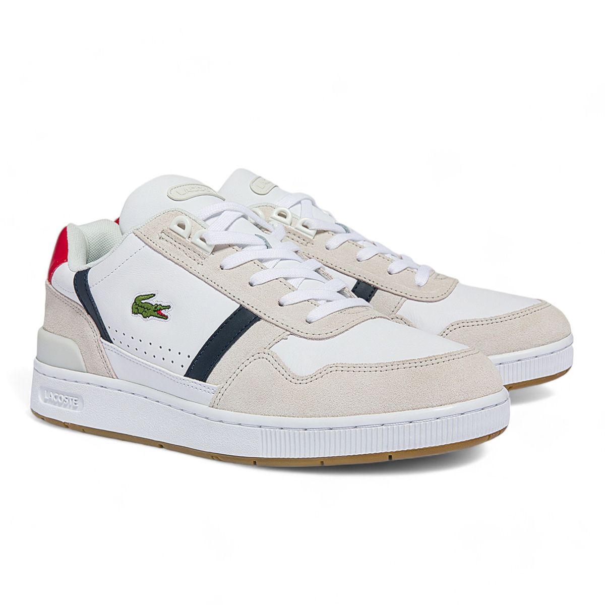 LACOSTE - Zapatilla Hombre Lacoste T-clip 40SMA0048 Blanco
