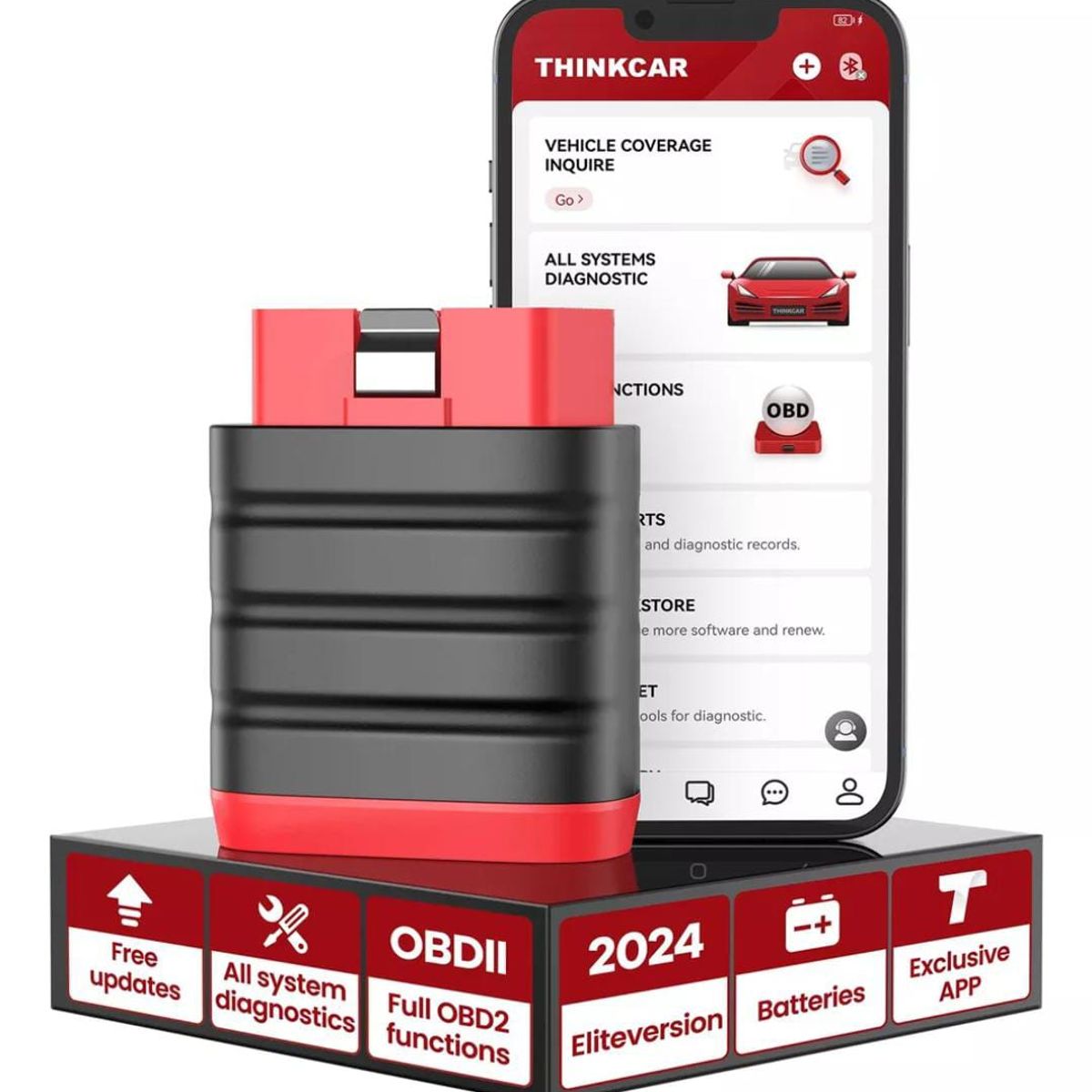 THINKCAR - Escaner Automotriz Thinkdiag Mini Multimarca 12 V Obd2