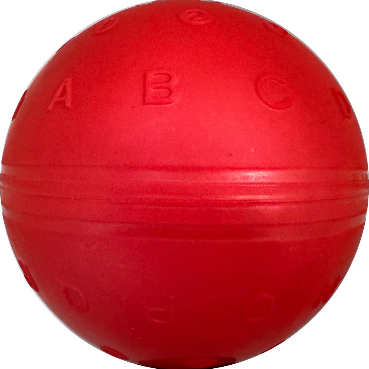 GOLTY - Pelota De Letras, Caucho Adecuado Para Niños, # 7 Rojo