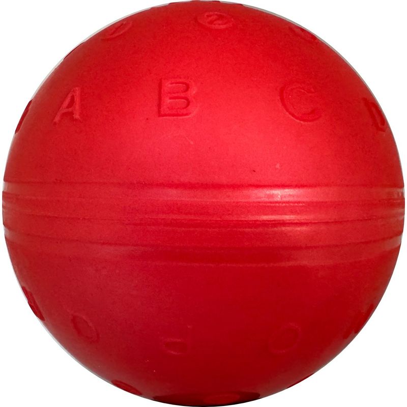 GOLTY - Pelota De Letras, Caucho Adecuado Para Niños, # 7 Rojo