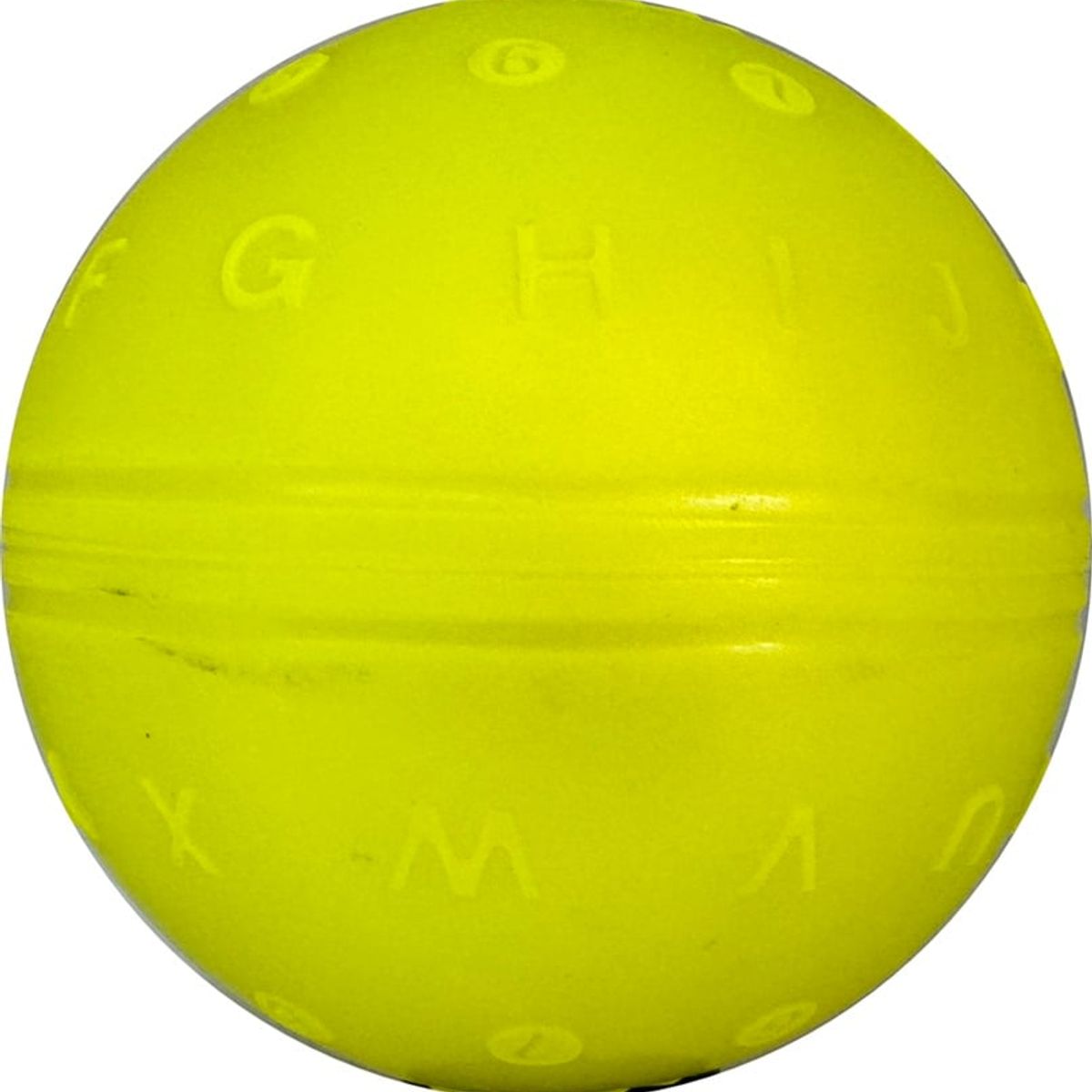 GOLTY - Pelota De Letras, Caucho Adecuado Para Niños, # 5 Amarillo