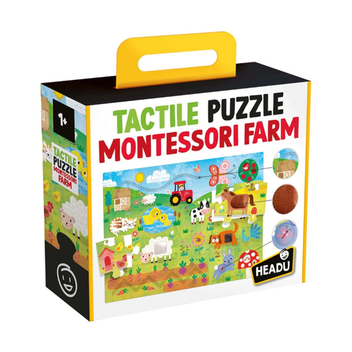 GENERICO - ROMPECABEZAS SENSORIAL- GRANJA - MONTESSORI