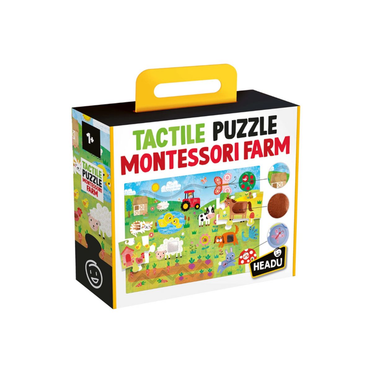 GENERICO - ROMPECABEZAS SENSORIAL- GRANJA - MONTESSORI