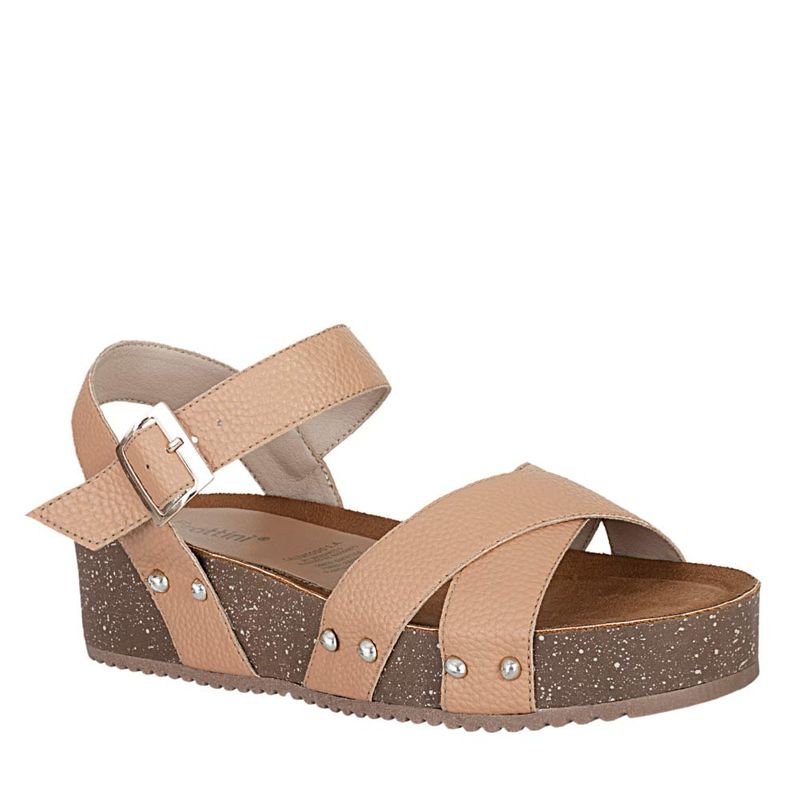 FRATTINI - Plataforma de Mujer marca FRATTINI en Color NUDE  / SAND.ARIKA-01
