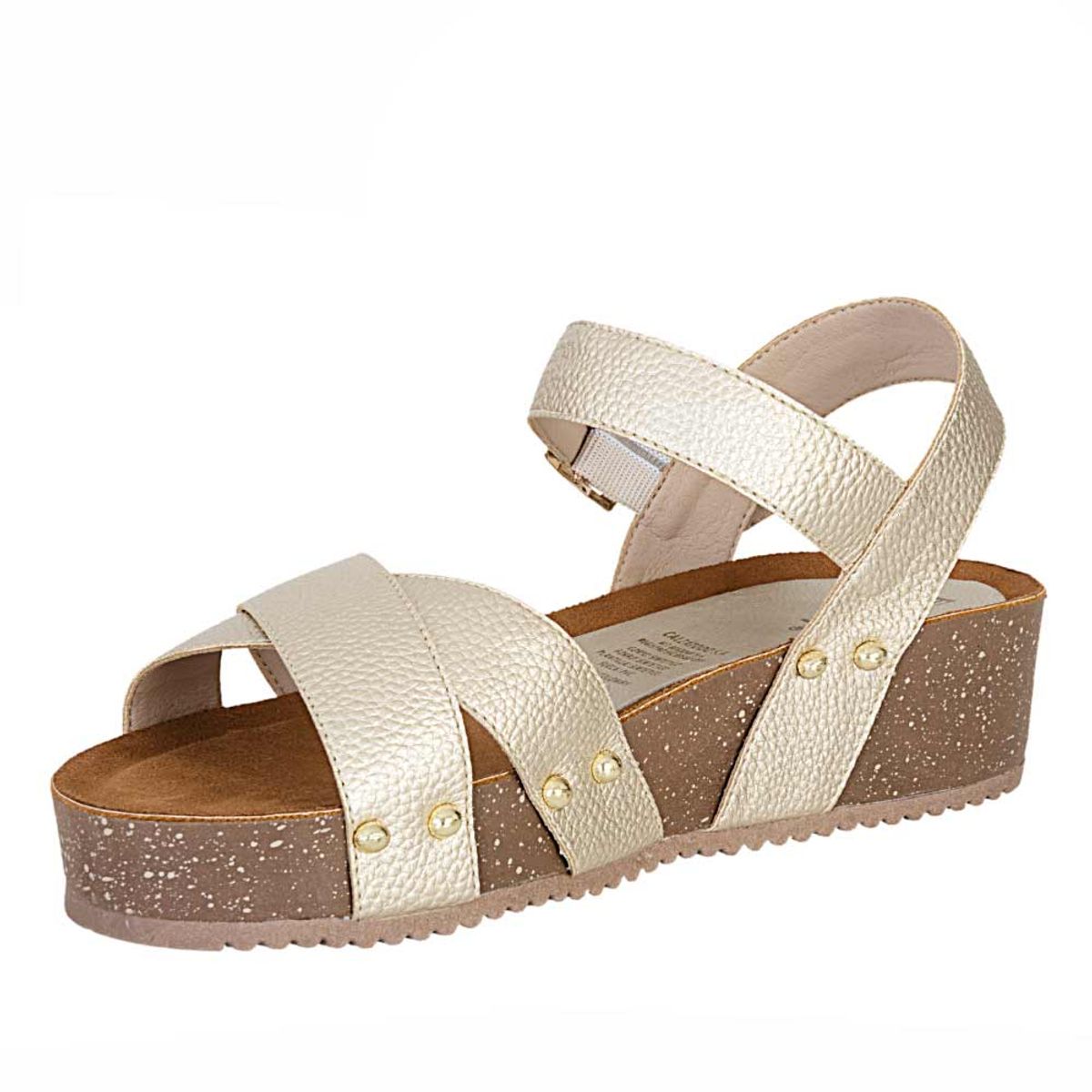 FRATTINI - Plataforma Casual de Mujer frattini Arika-01 Dorado