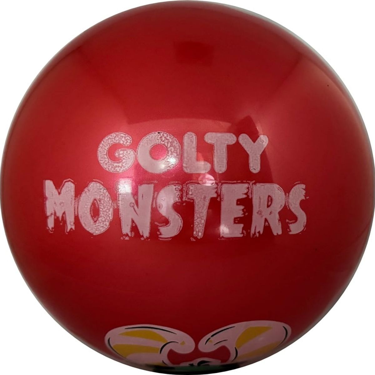 GOLTY - Pelota De Caucho Golty Niko Monsters En Pvc Niños Rojo