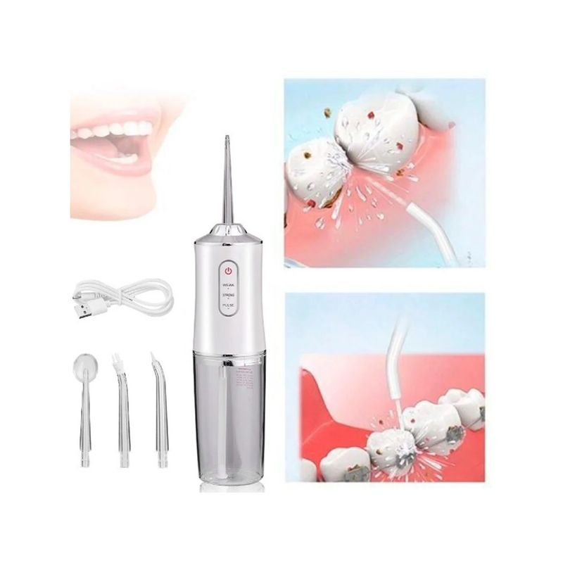 GENERICO - Irrigador Bucal Portátil Limpieza Dental Recargable