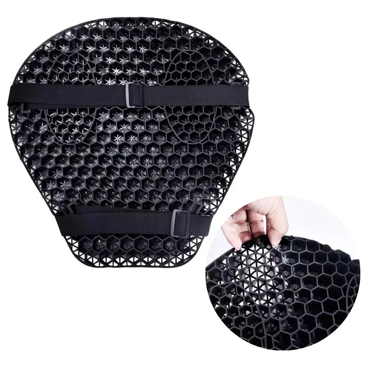 MILOPTS - Cojín Universal Para Moto de Silicona Gel