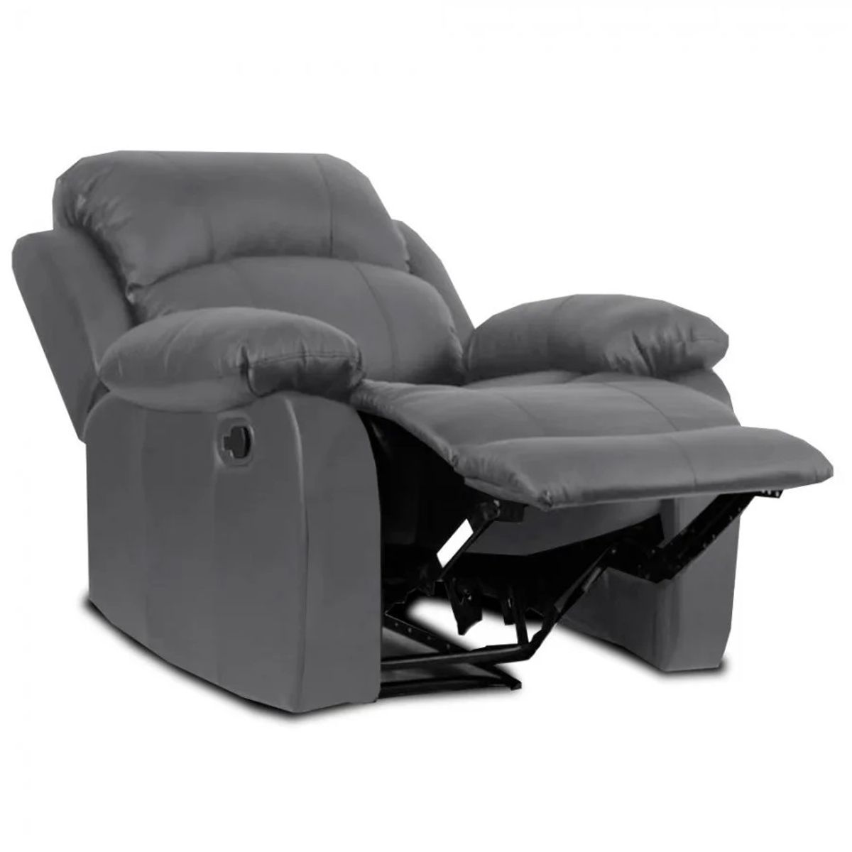 MAGIC CLASS - SILLA RECLINABLE MANUAL DREAM ECOCUERO GRIS