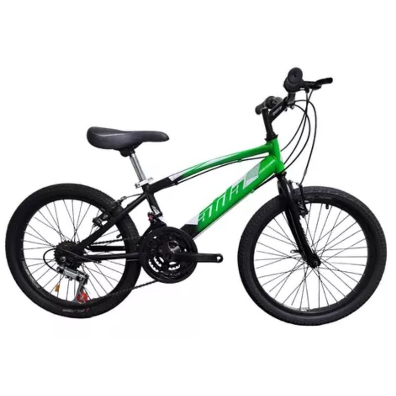 ATILA - Bicicleta Todo Terreno Rin 24 Atila,18 Cambios-Verde Lima-