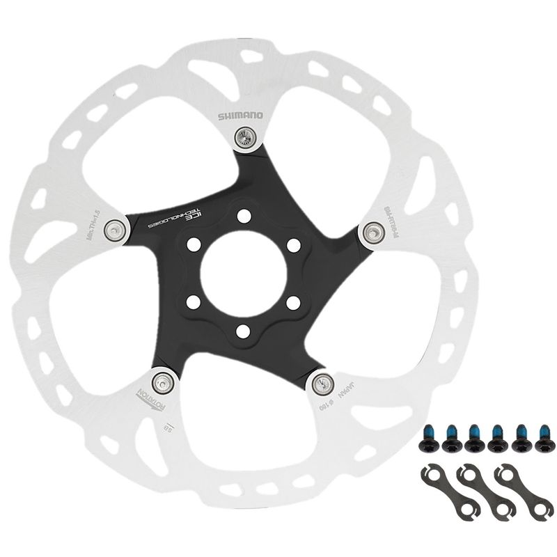 SHIMANO - Disco Shimano Xt Rotor Freno Bicicleta Rt86 180mm 6tornillos