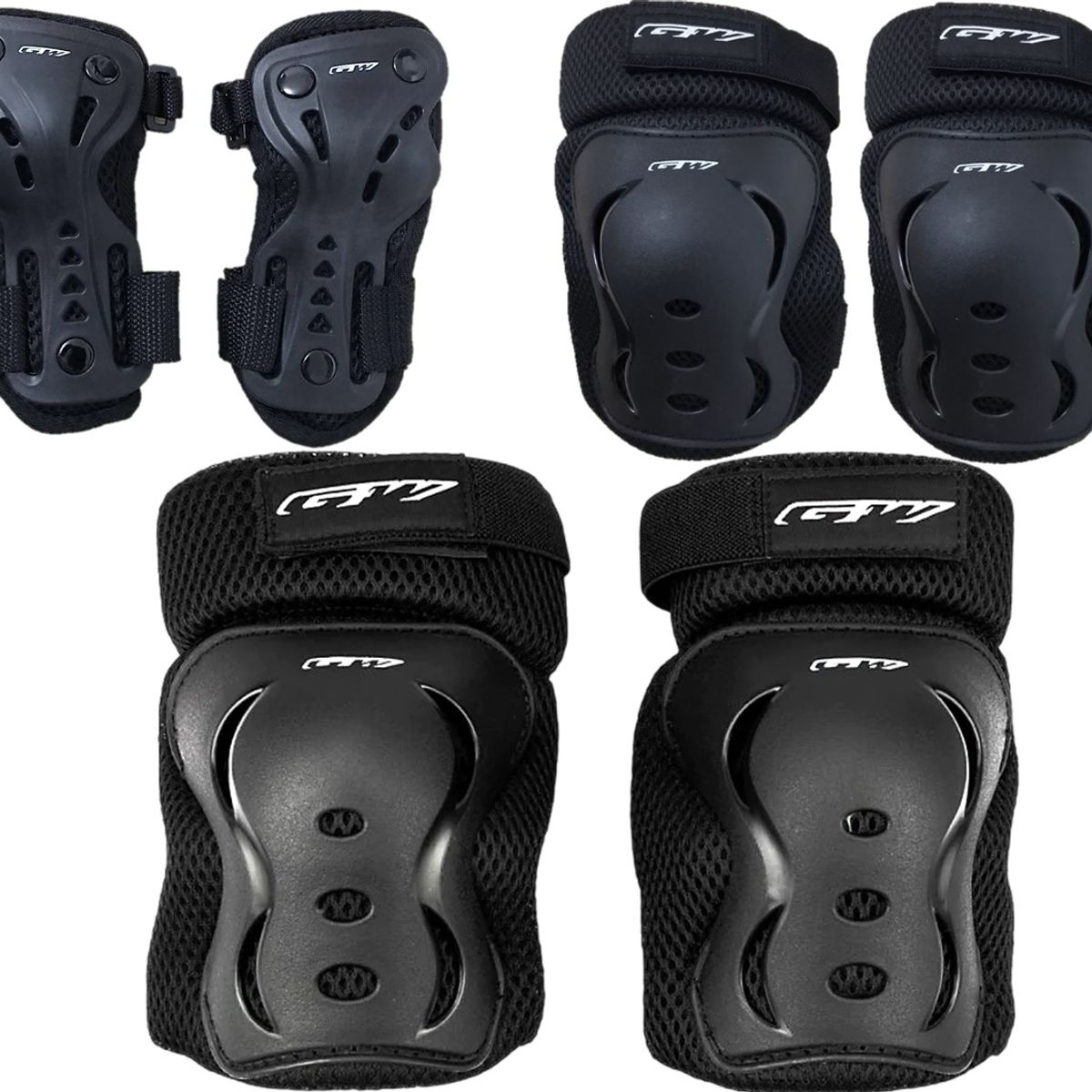 GW - Kit Protectores Niños Bicicleta Patinaje Patineta Codera