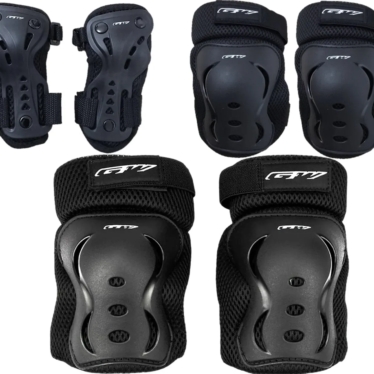 GW - Kit Protectores Niños Bicicleta Patinaje Patineta Codera