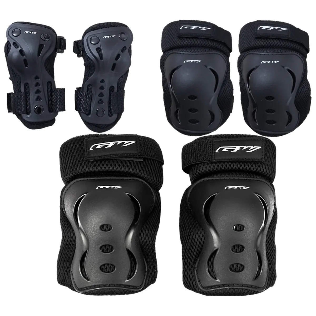 GW - Kit Protectores Niños Bicicleta Patinaje Patineta Codera