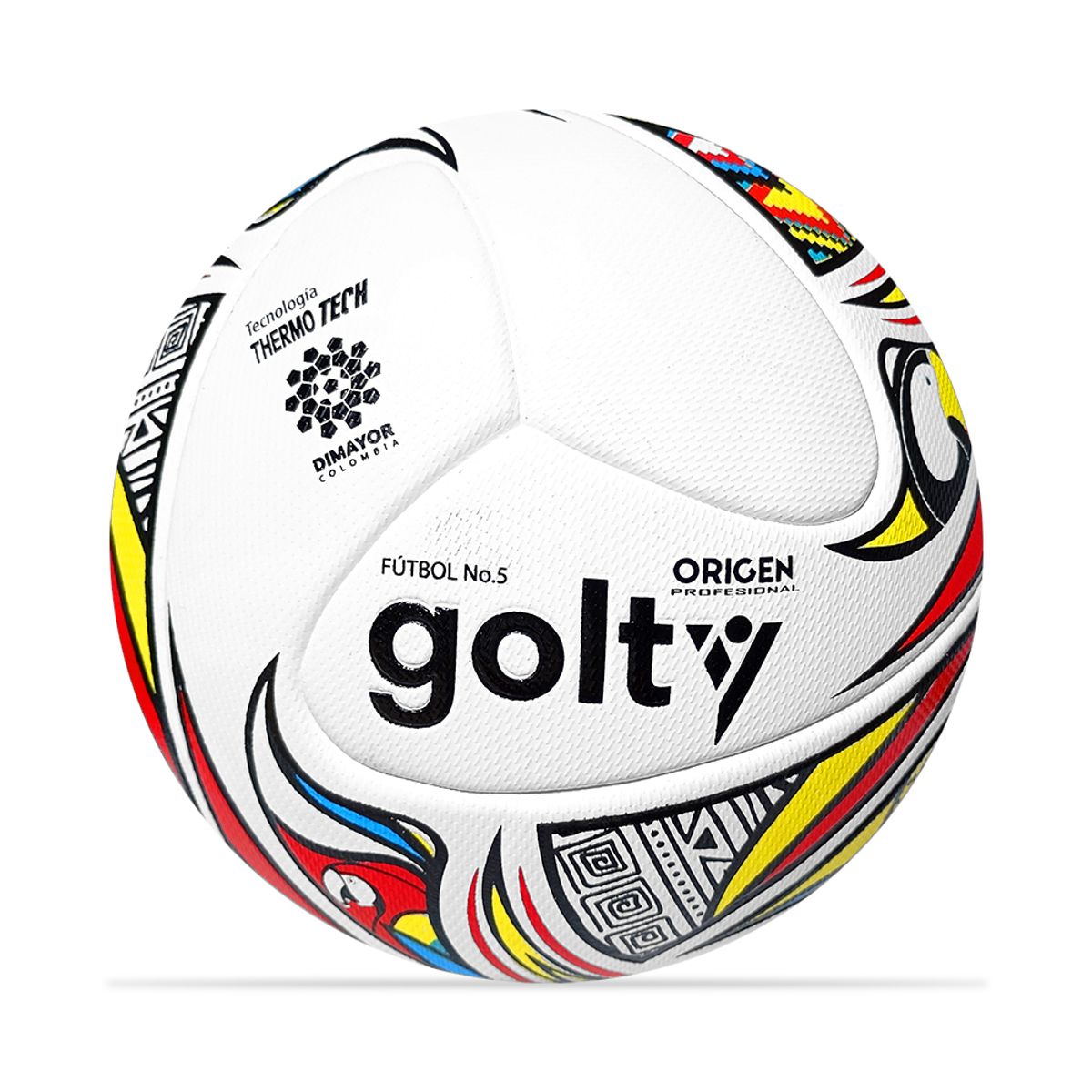 GOLTY - Balon Futbol Prof Golty Origen Thermotech #5 Fifa-Multicolor