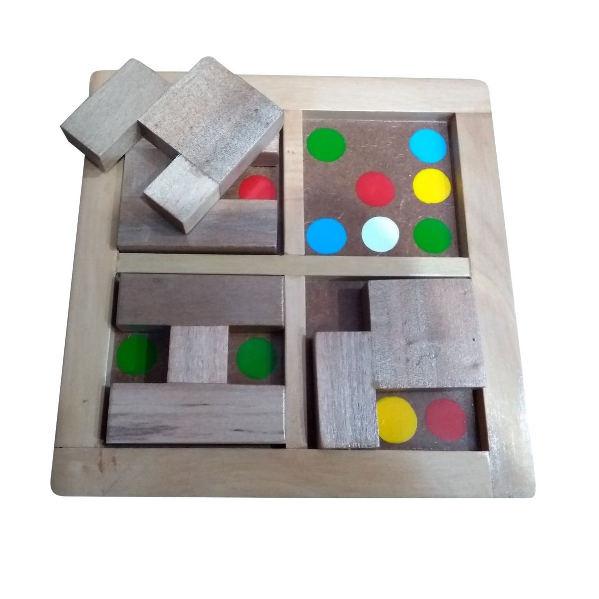 MAFEGO - Concéntrese Por Cuatro Tableros Memoria Mafego 1443 Madera