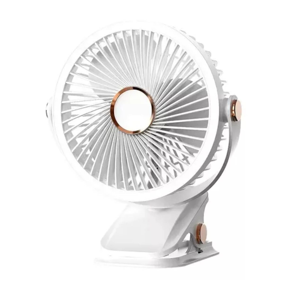 GENERICO - Ventilador Portátil 3 Velocidade Usb Recargable Clip Abanico