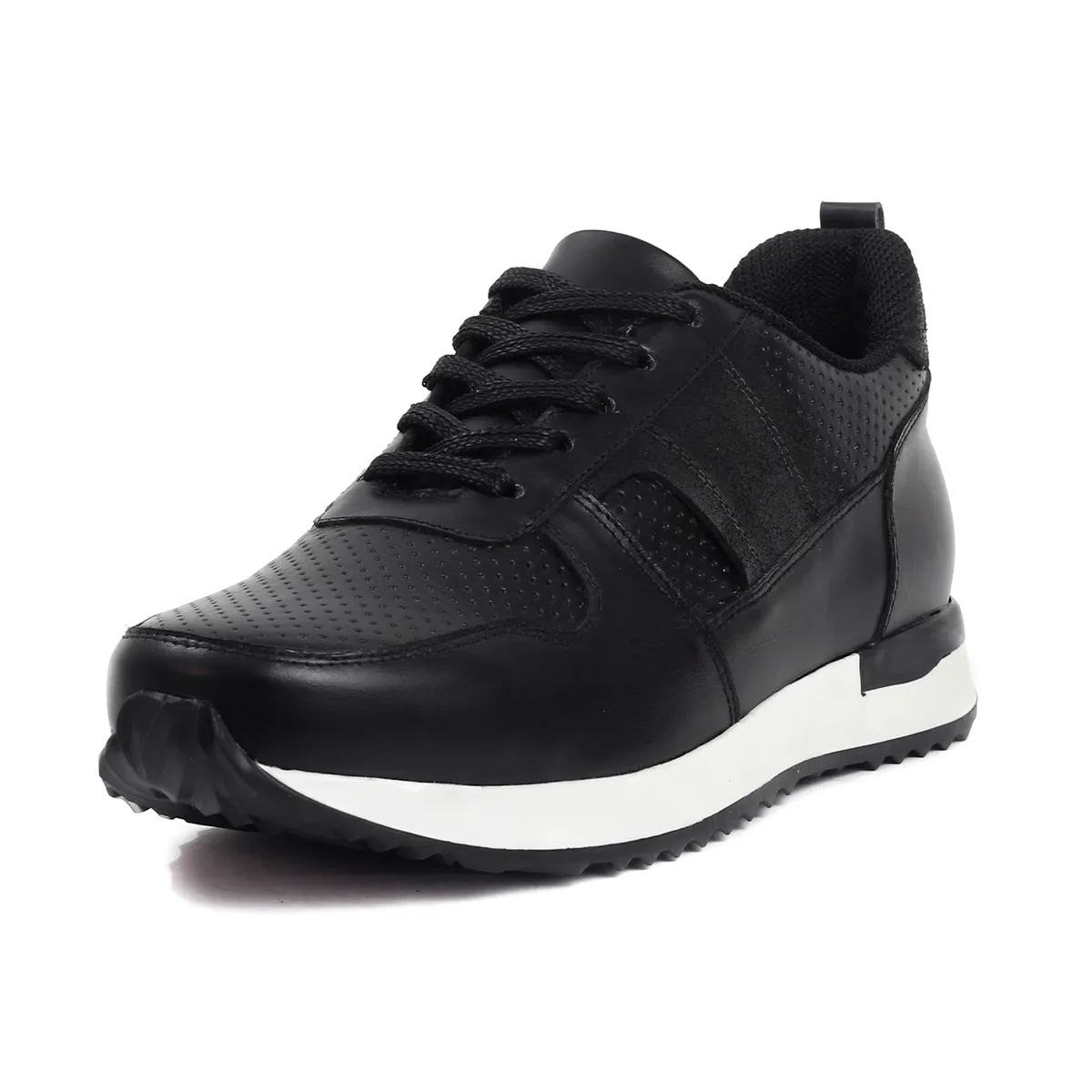 VIAR - Tenis Cuero Para Hombre Viar Walfer Negro