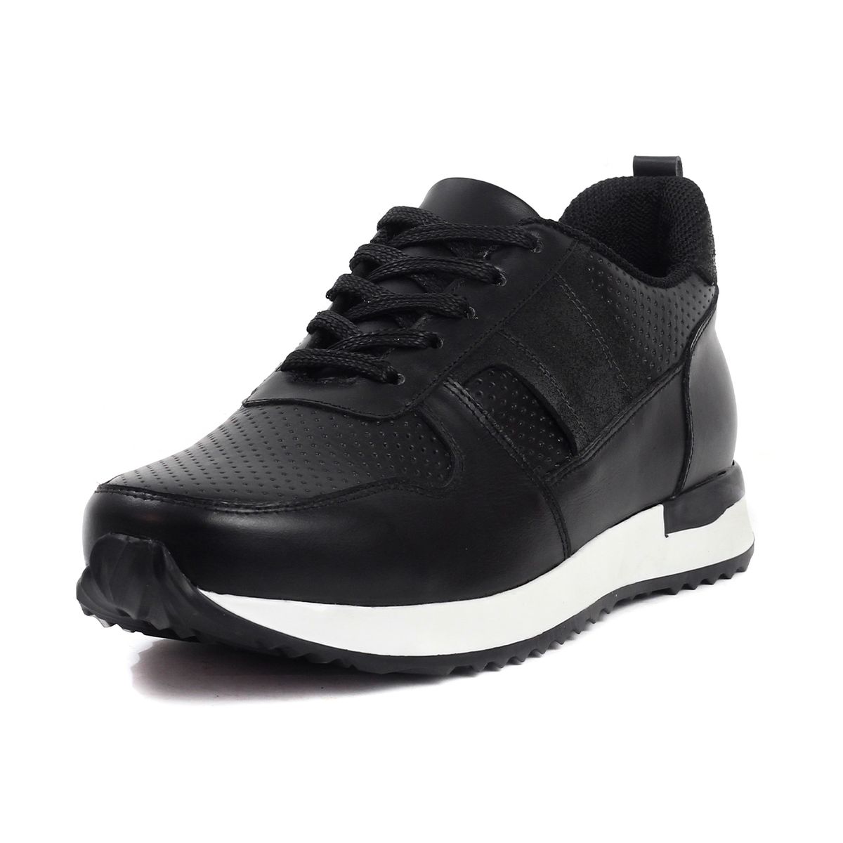 VIAR - Tenis Cuero Para Hombre Viar Walfer Negro