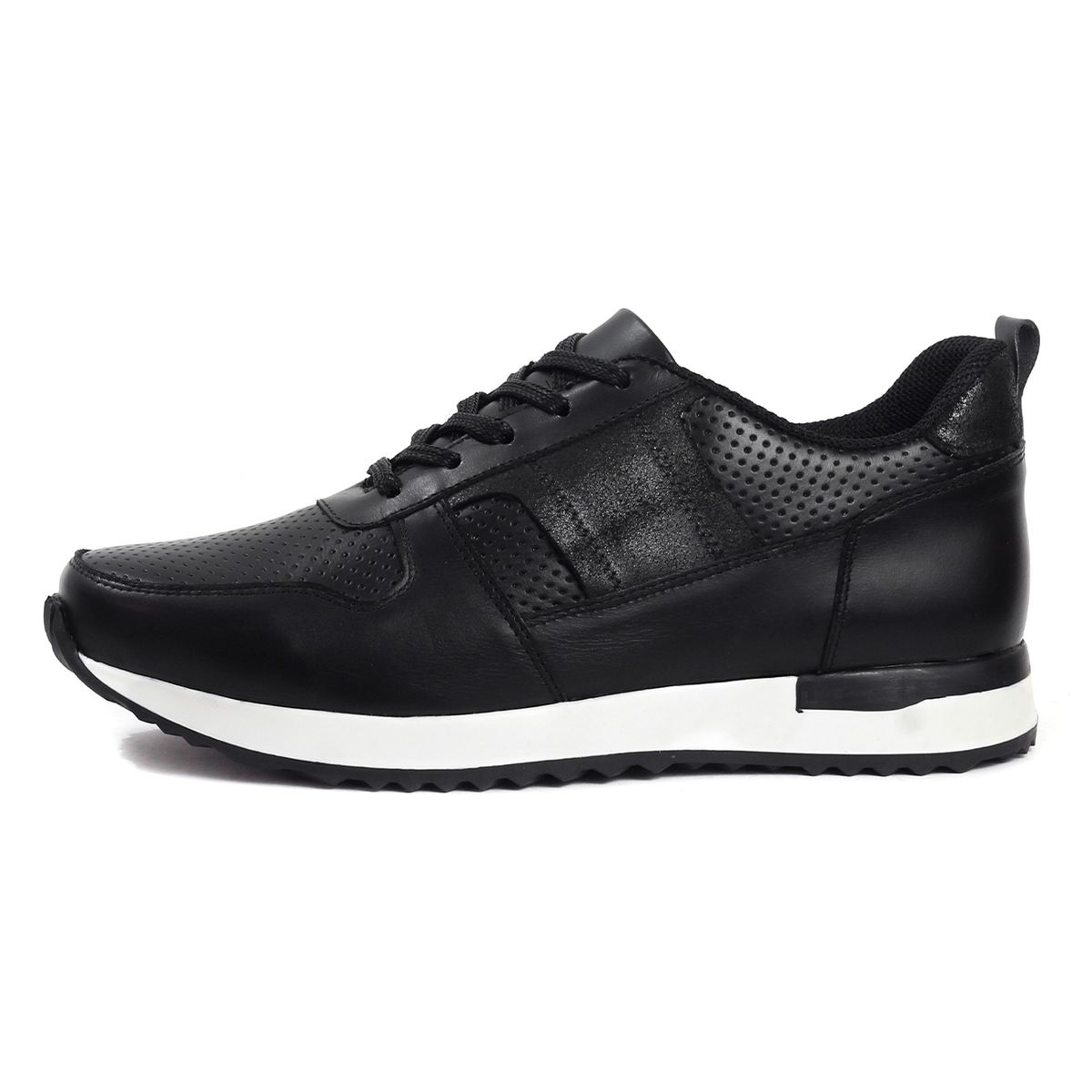 VIAR - Tenis Cuero Para Hombre Viar Walfer Negro