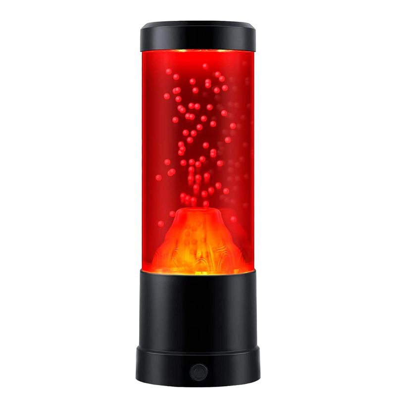 COMPRALOENCASA COM - Lámpara de Volcán LED Multicolor Decorativa Base Negra 7262-4