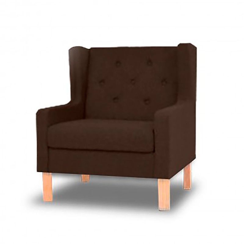 MAGIC CLASS - SILLA MODERNA BAILEY ECOCUERO CAFÉ