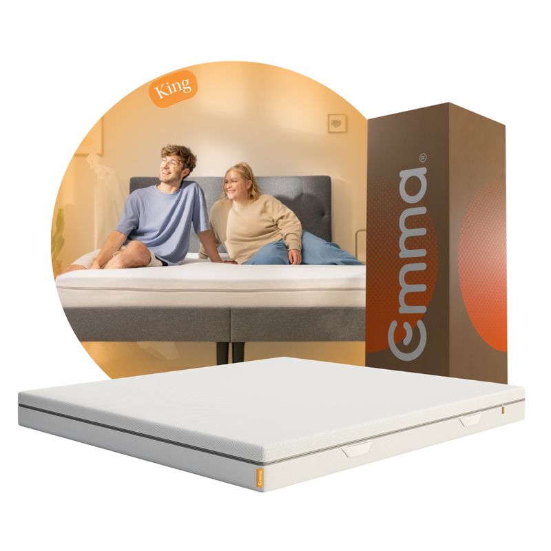 EMMA - Colchón Emma One King con Soporte Ergonómico y Tecnología Alemana.