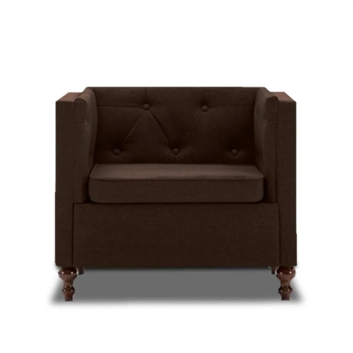 MAGIC CLASS - SILLA MODERNA COLLINS MICROFIBRA CAFÉ