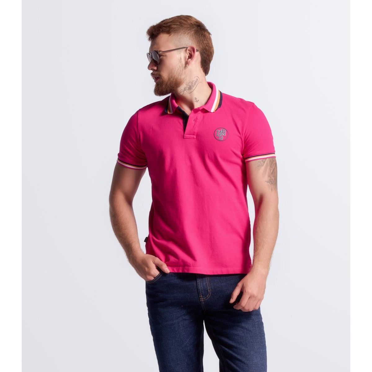 UNSER - Polo Comfort Manga Corta Unser.-