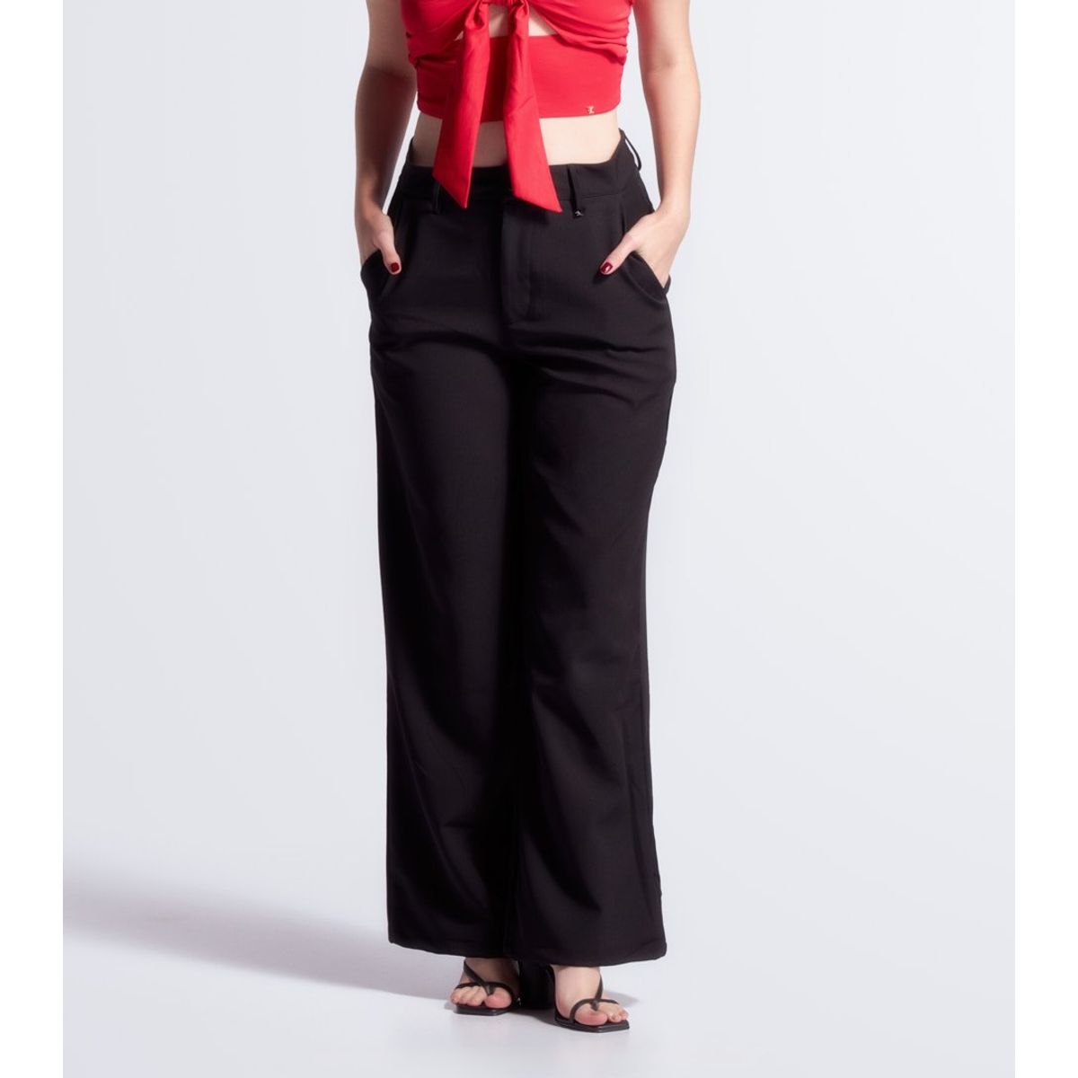 DEREK - Pantalon Bota Bell Unicolor  Para Mujer  Derek.-