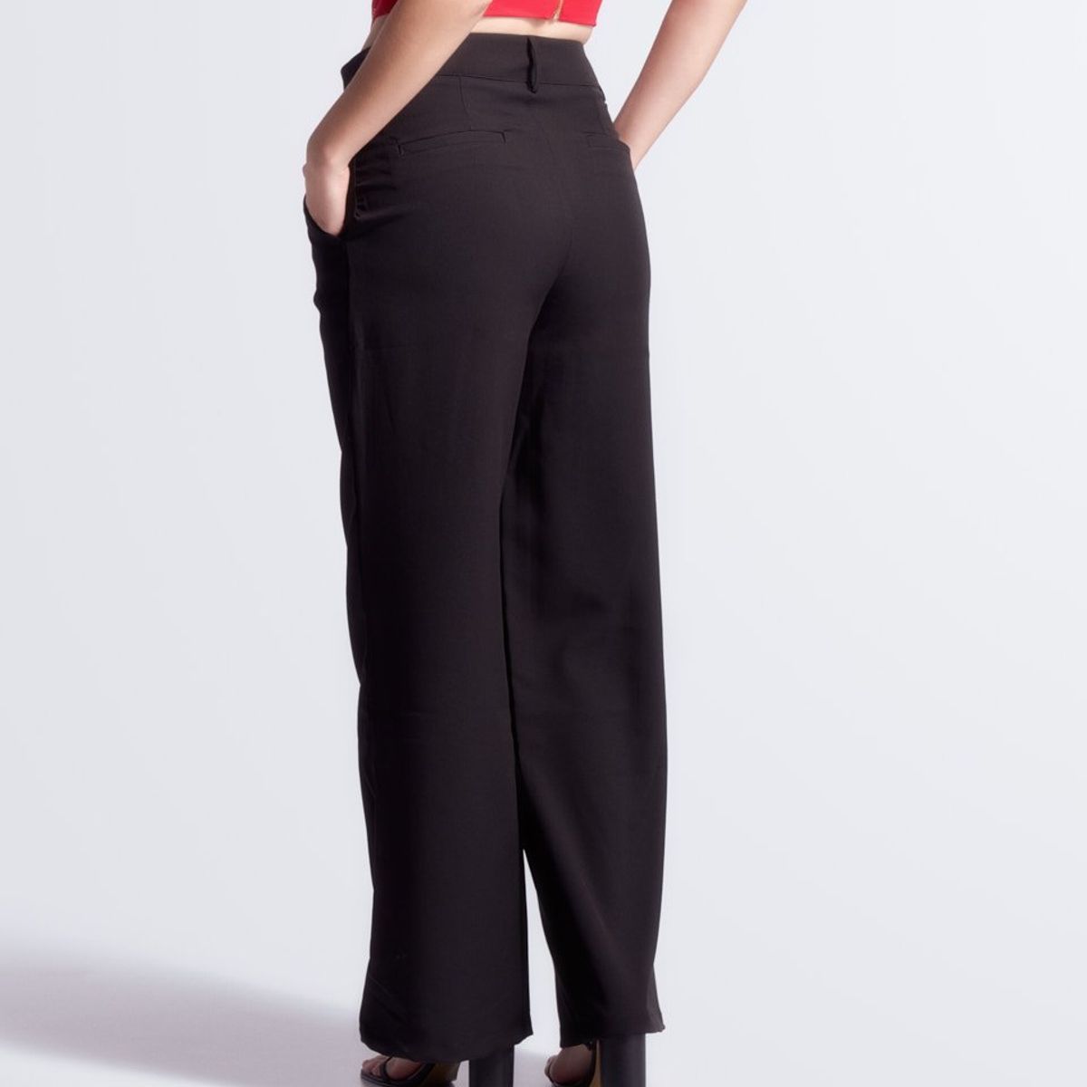 DEREK - Pantalon Bota Bell Unicolor  Para Mujer  Derek.-