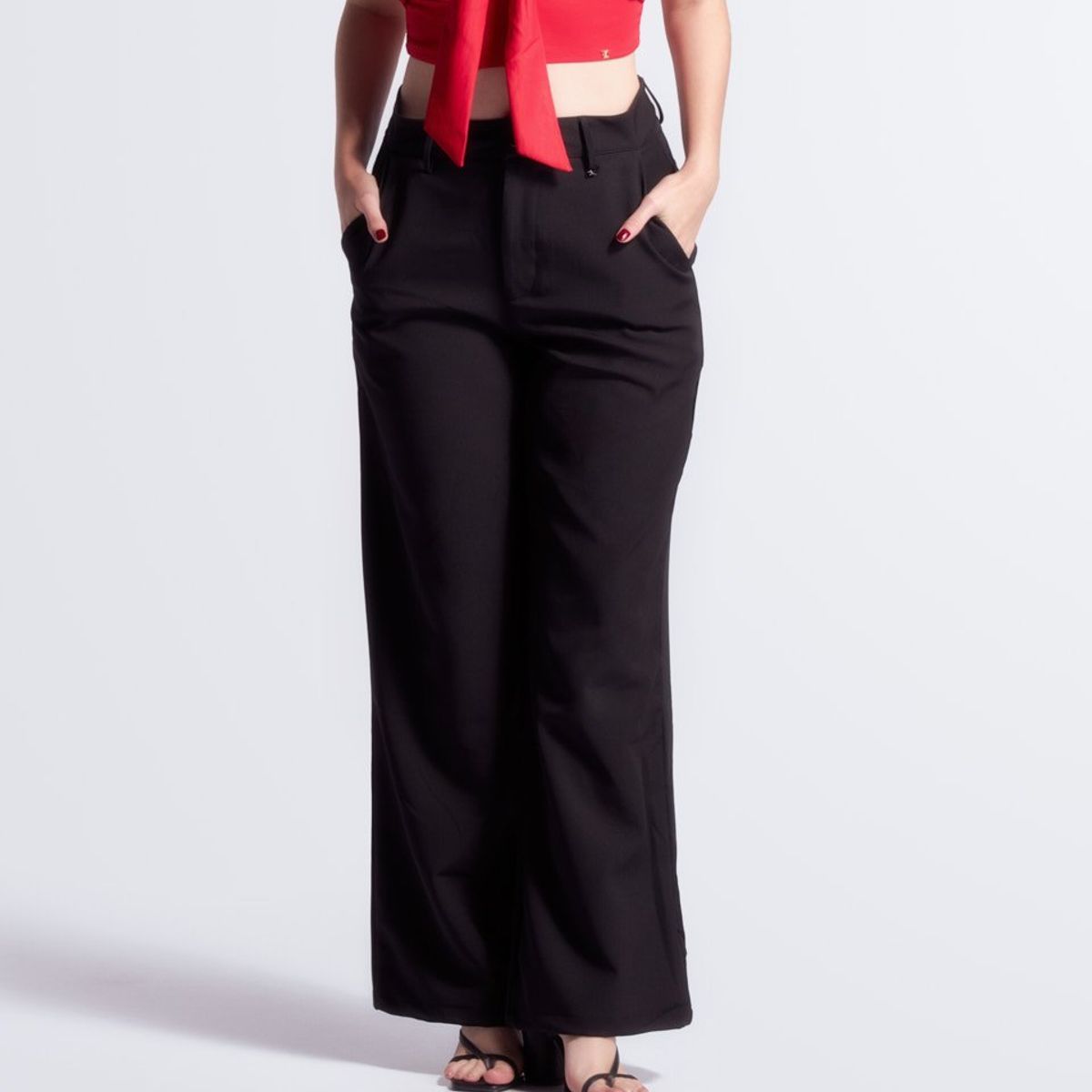 DEREK - Pantalon Bota Bell Unicolor  Para Mujer  Derek.-