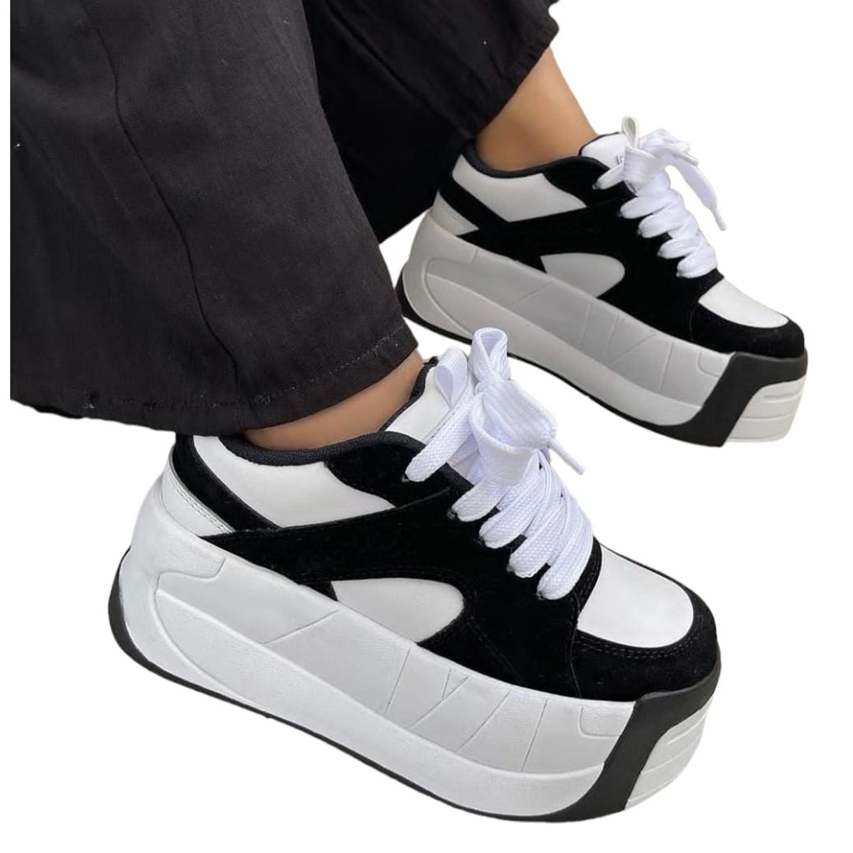 EVEGONZ - Zapatos Urbanos  Altos de Moda Calzado Casual Mujer