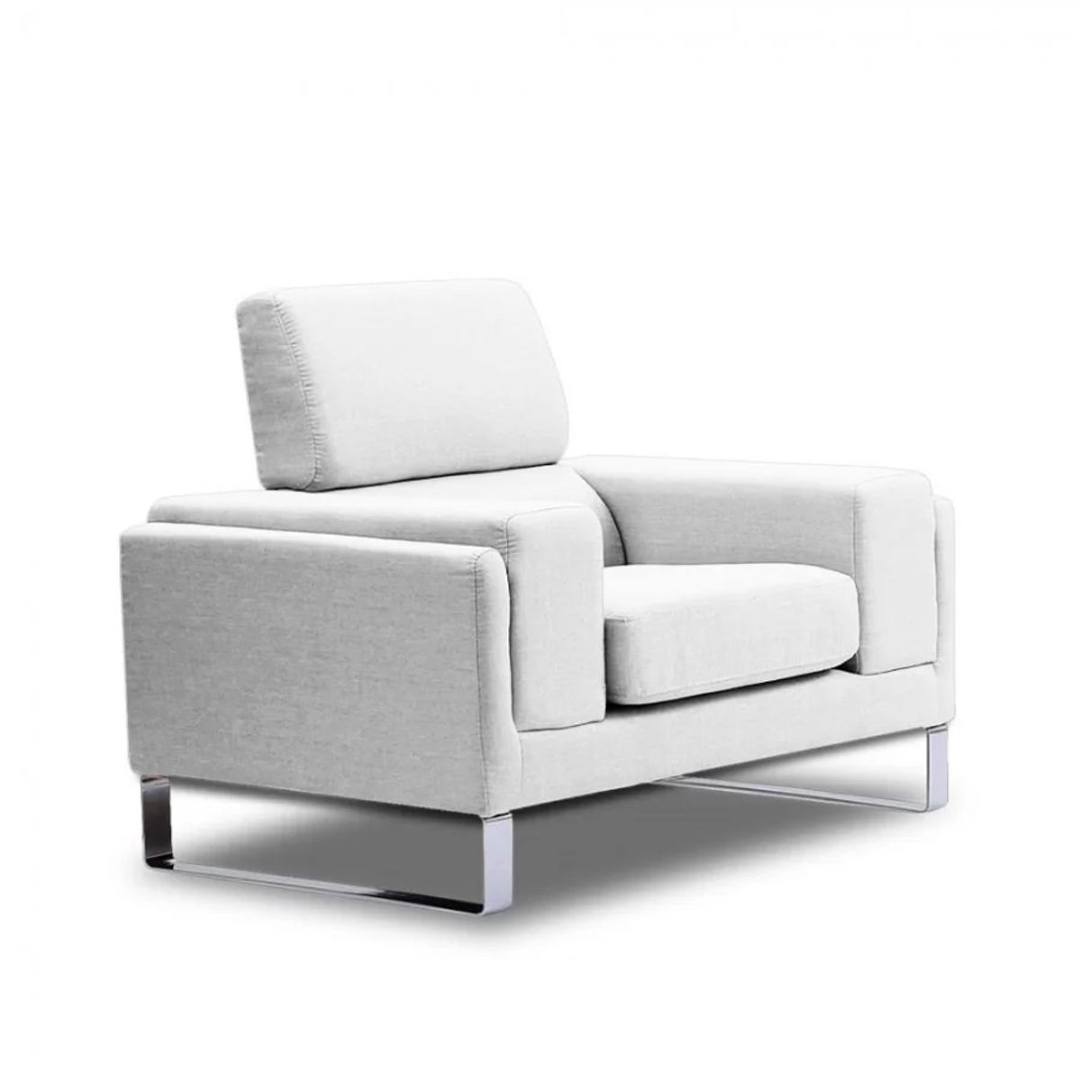 MAGIC CLASS - SILLA MODERNA PHILLIPS MICROFIBRA BLANCO