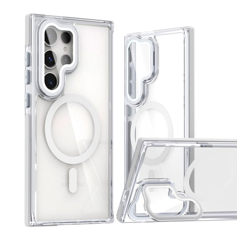 GENERICO - Estuche colortech con Magsafe para Samsung S23 ultra Transparente