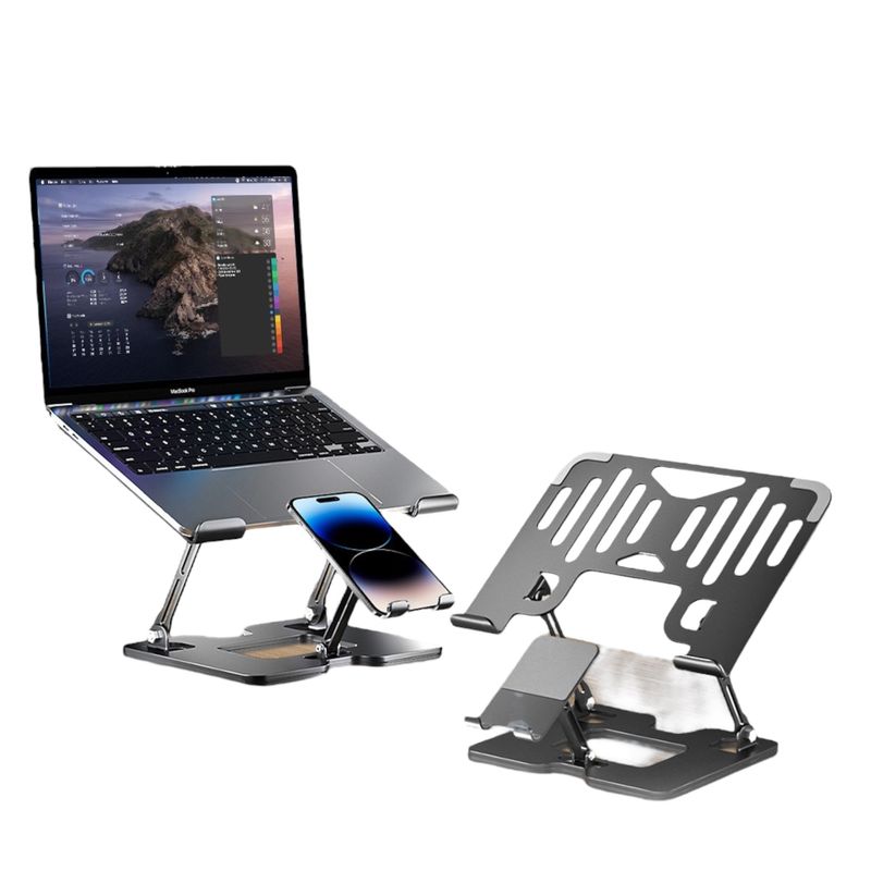 MULTIPLACE COLOMBIA - Soporte para computador portátil metalico y ajustable