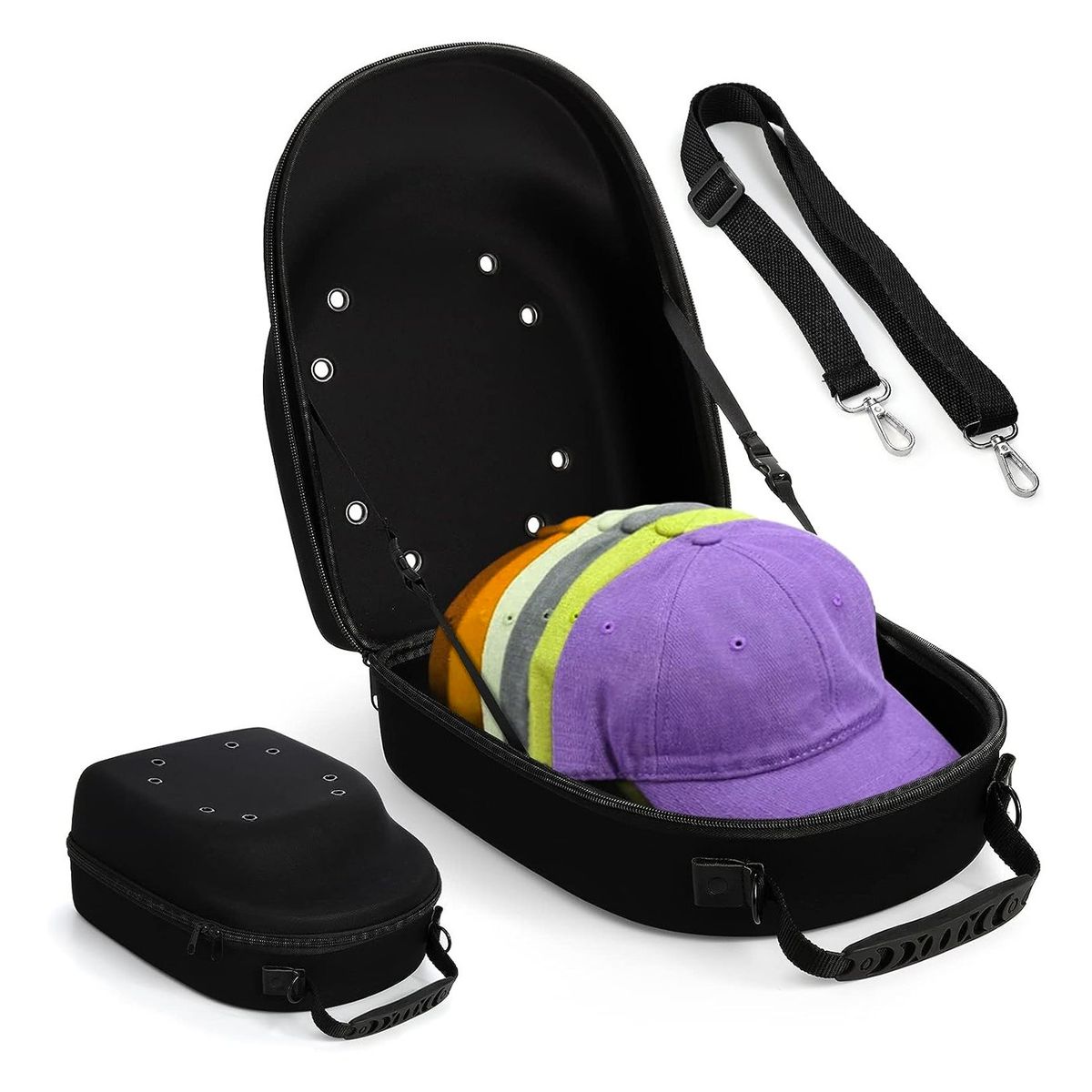 MULTIPLACE COLOMBIA - Maleta porta gorras importado de alta calidad eva