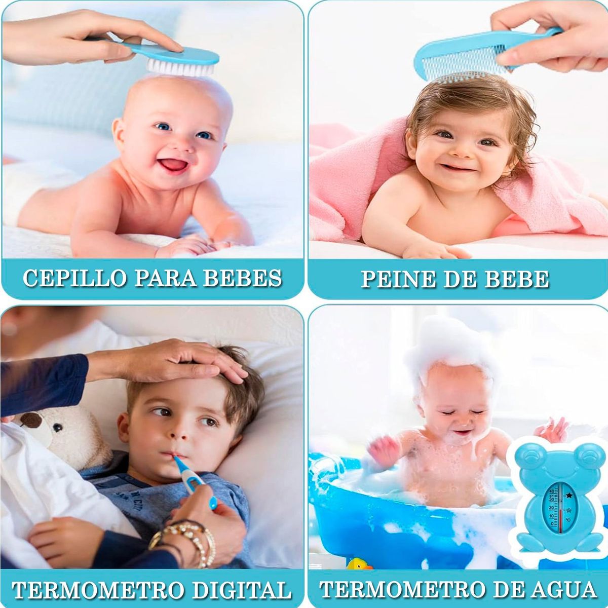 GENERICO - Kit Aseo y cuidado Bebe