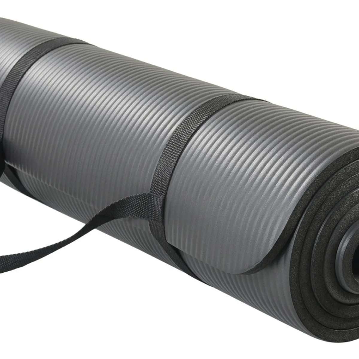 CENTURFIT - Tapete Yoga Grueso Ejercicios Pilates Relajacion Fitness Negro