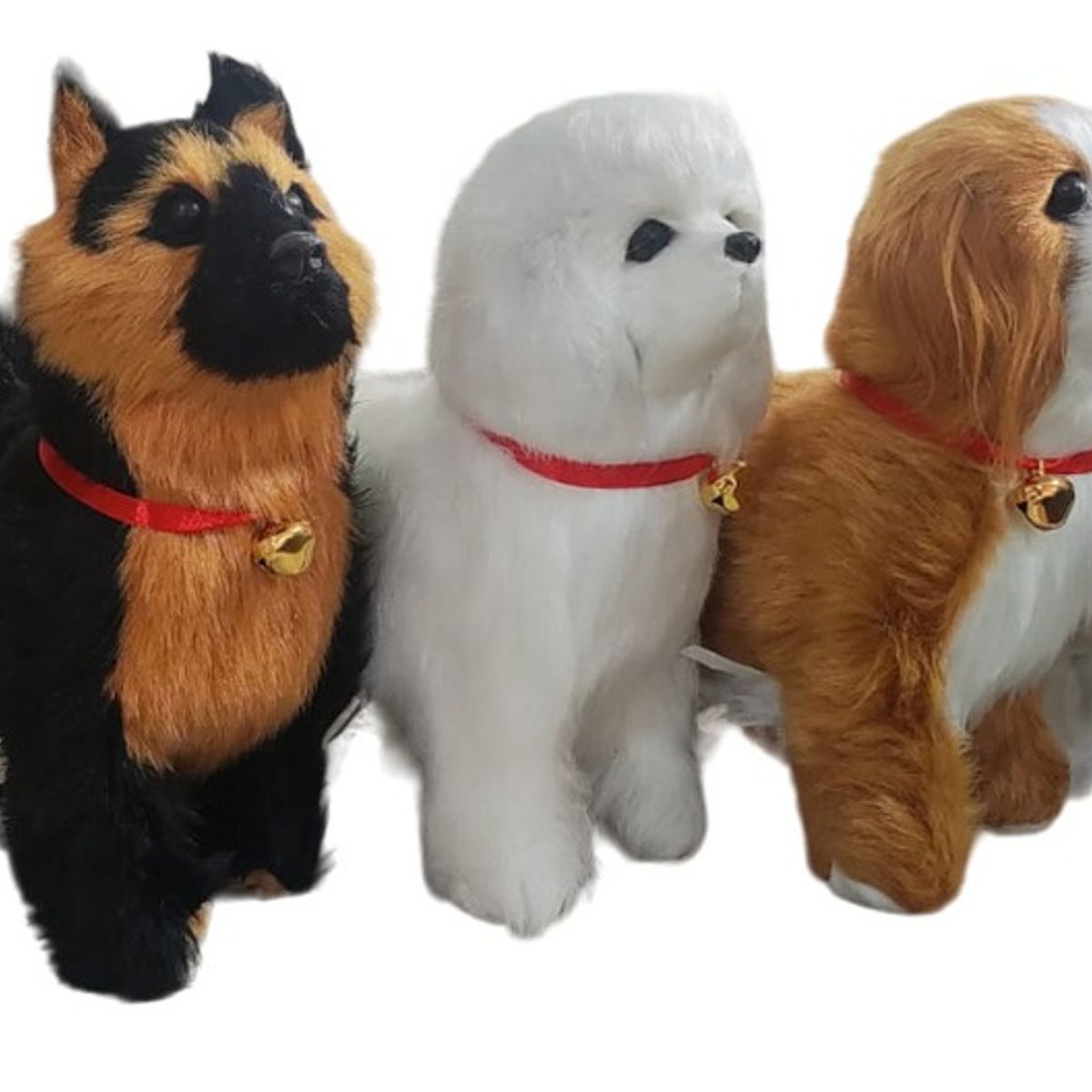 GENERICO - Peluche Animado Perro Gato Robot Camina Habla Pilas Aa