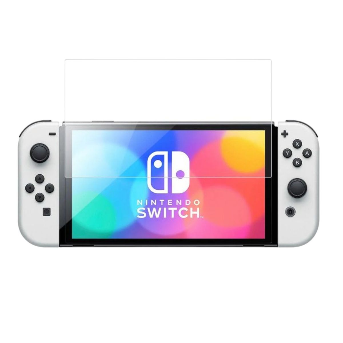 GENERICO - Acrílico Protector Negro Traslucido + Vidrio Para Switch Oled