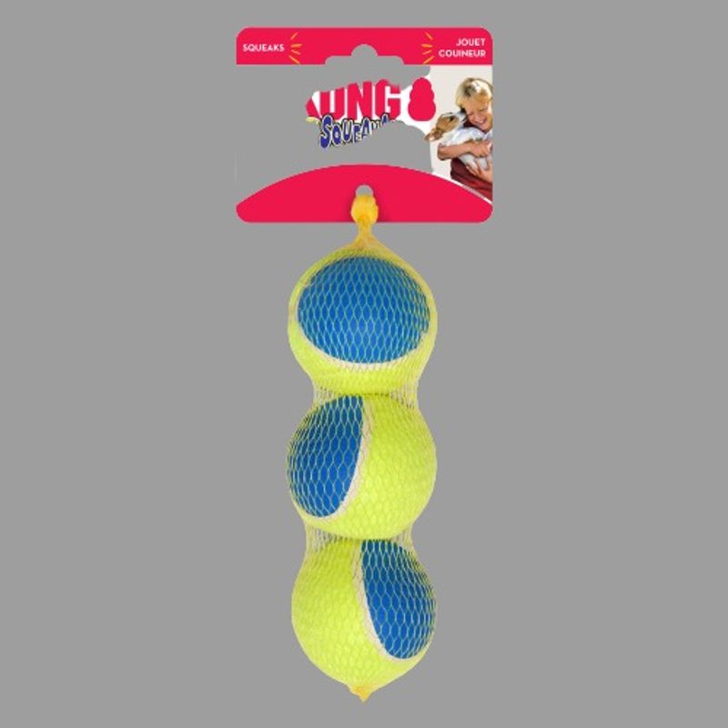 KONG COMPANY - KONG SqueakAir Ultra Pelota para Perros talla M x3unds