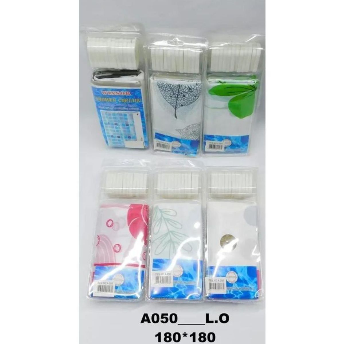 MAZUGI - Cortina Para Baño 180x180 Material Eva Resistente Al Agua 05