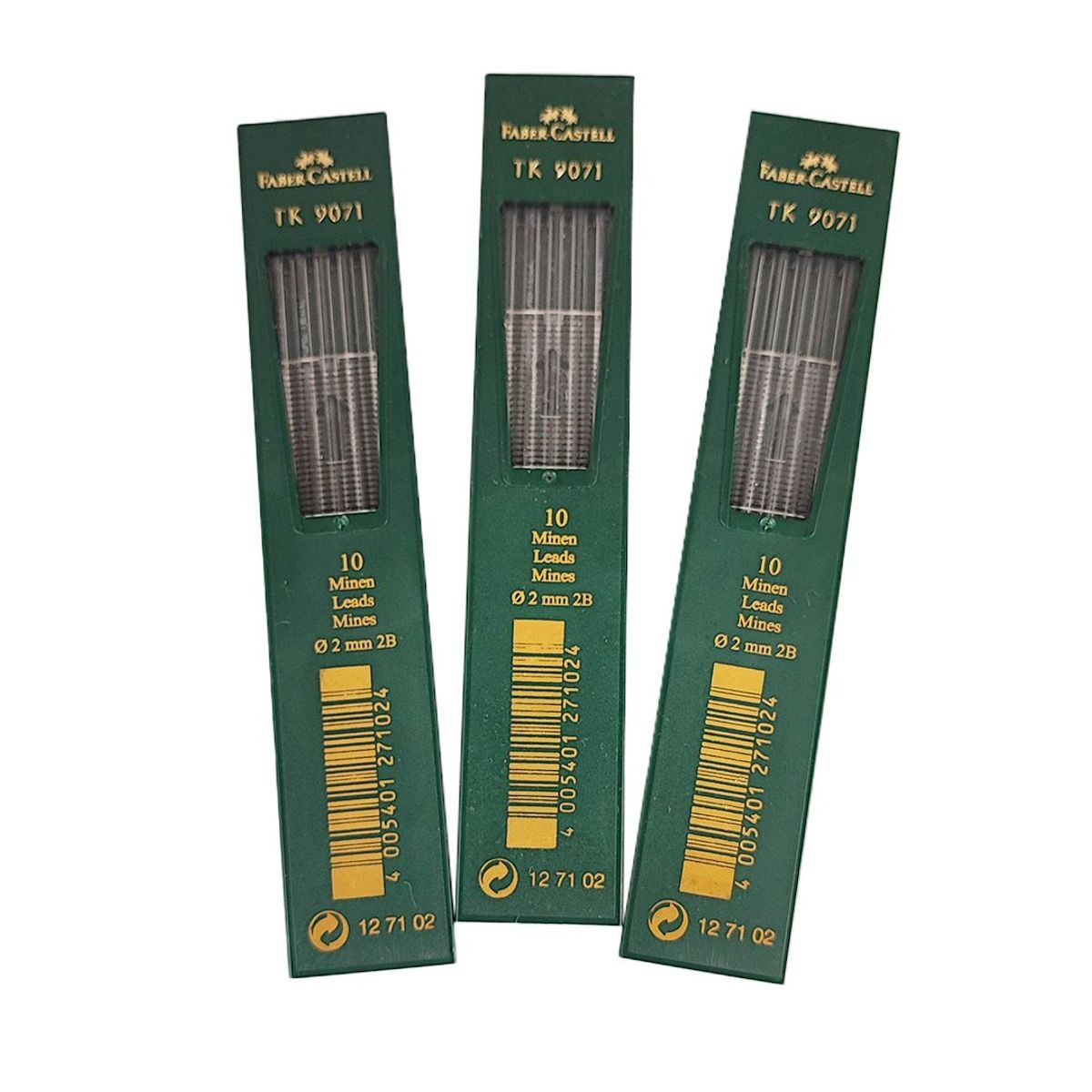 FABER CASTELL - Repuesto Faber Castell Mina De Lápiz 2.0 Mm 2b X 10 Unds