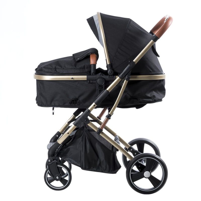 EBABY - Coche Bebé Moisés Plegable Saturno Ebaby Negro