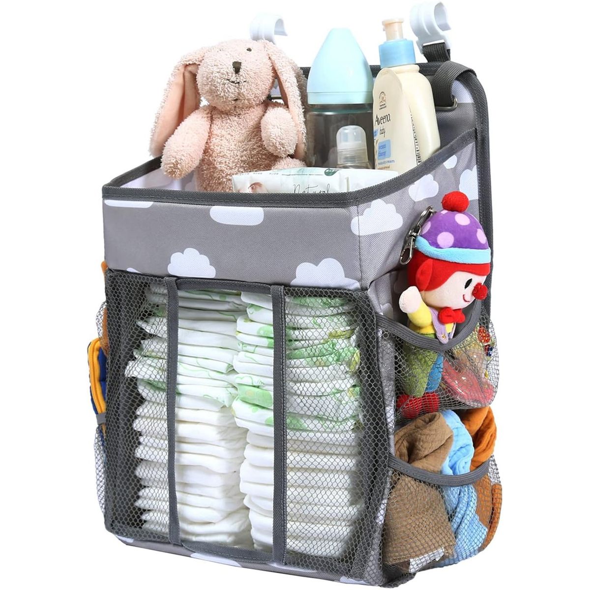 ONE PIXEL - Organizador De Pañales Colgante Para Bebes Multiusos-_.