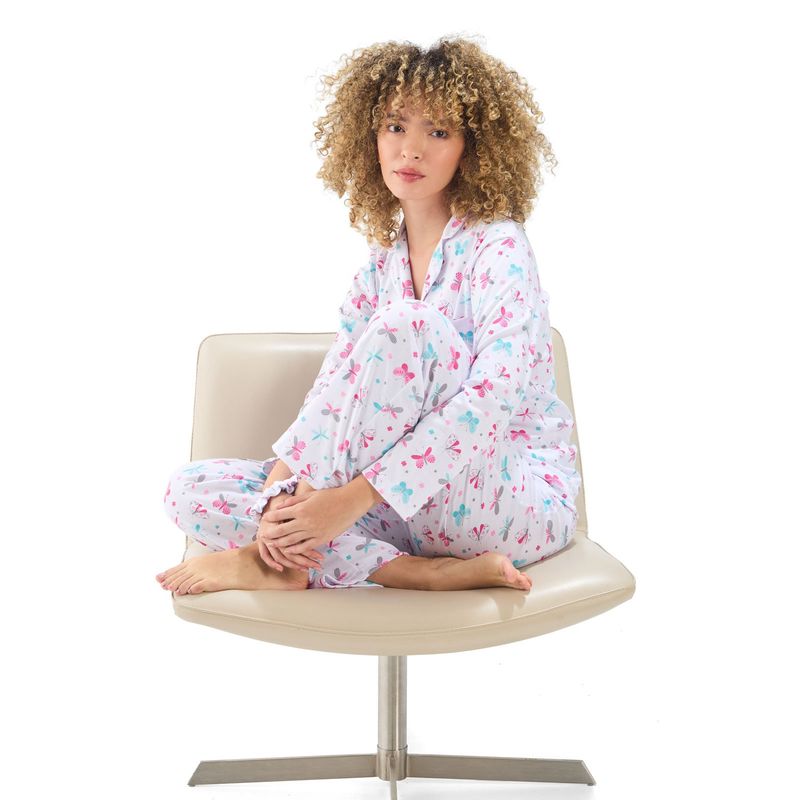 SANTANA - Pijama Mujer Lucia Fucsia